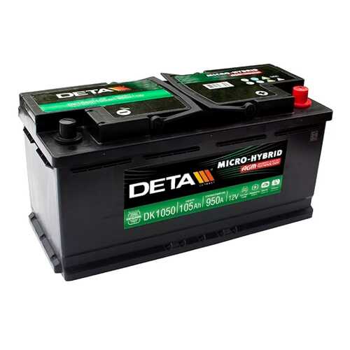 АКБ 140ah Deta Professional 12 V 140 Ah 800 A Etn 3 B0 513x189x223mm 36.86kg DETA DG1403 в Автодок