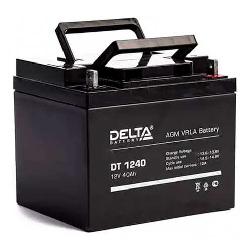 Аккумулятор Delta DT 1240 12В 40Ач 198x166x170 мм Обратная (-+) в Автодок