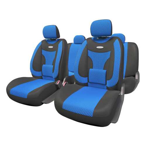 Комплект чехлов на сиденья Autoprofi Extra Comfort ECO-1105 BK/BL (M) в Автодок