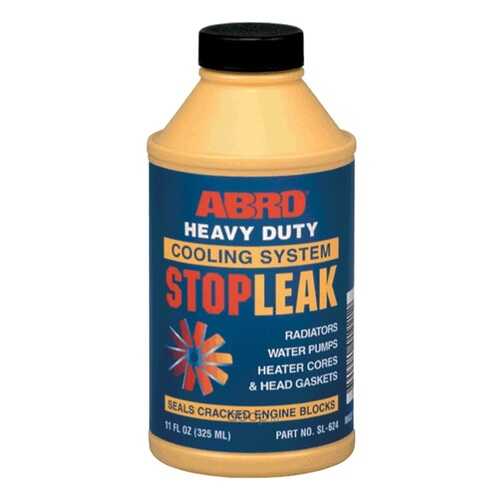 Герметик радиатора ABRO Heavy Duty Cooling System STOPLEAK жидкий 0,325 кг. арт. SL-624-RU в Автодок