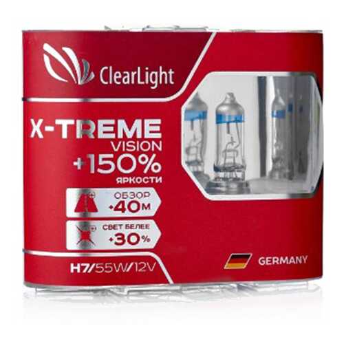 Лампа Галоген Clearlight H1 X-Treme Vision 150% ,2 Шт, Duobox Clearlight Mlh1xtv150 Clear в Автодок