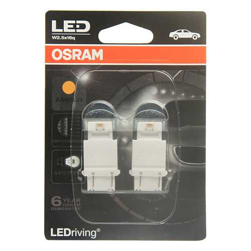 Лампа Premium / Красный / Py27/7w OSRAM арт. 3557YE-02B в Автодок