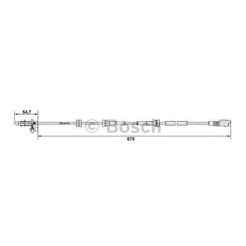 Датчик abs Bosch 0265007790 в Автодок