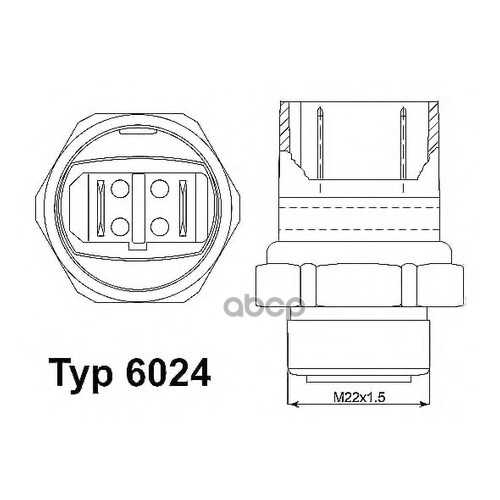 Датчик включения вентилятора Wahler 602495D в Автодок