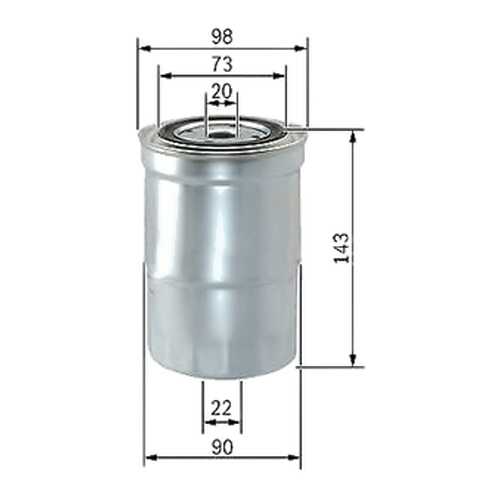 Фильтр топливный Bosch 1457434459 в Автодок