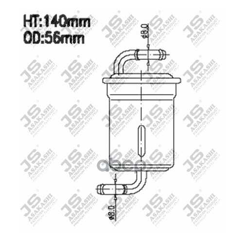 Фильтр топливный JS Asakashi FS9102 в Автодок