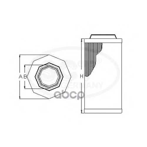 SCT SB 3096 Воздушный фильтр SB3096 в Автодок