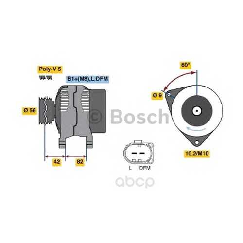 Генератор Bosch 0986044300 в Автодок