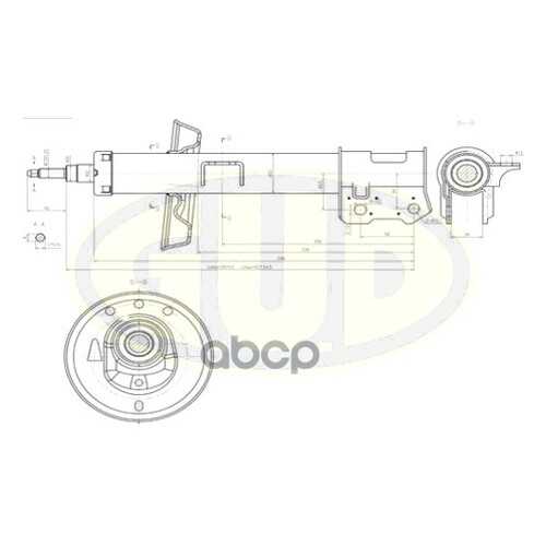 Амортизатор подвески G.U.D GSA334847 в Автодок