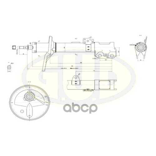 Амортизатор подвески G.U.D GSA335040 в Автодок