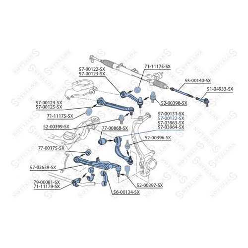 Рычаг подвески Stellox 57-00132-SX в Автодок