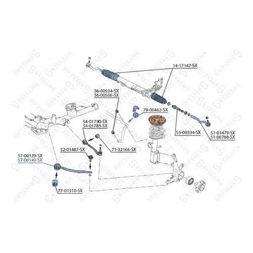 Рычаг подвески Stellox 57-00140-SX в Автодок