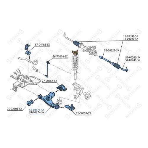 Рычаг подвески Stellox 57-03675-SX в Автодок