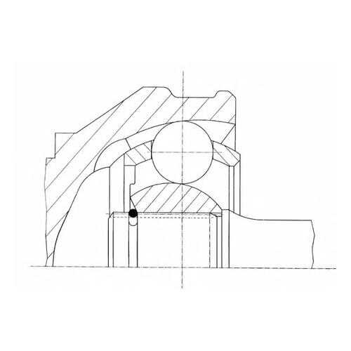 Шрус GKN (Loebro) 302453 в Автодок