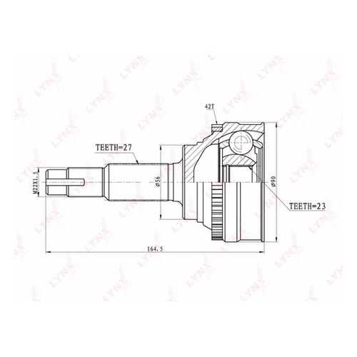 Шрус LYNXauto CO-5706A в Автодок