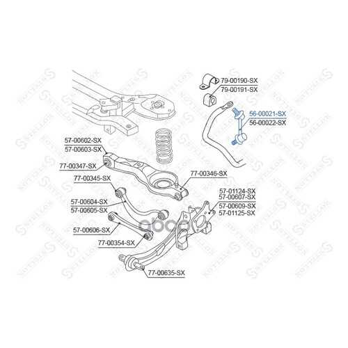 Стойка стабилизатора Stellox 5600021SX в Автодок