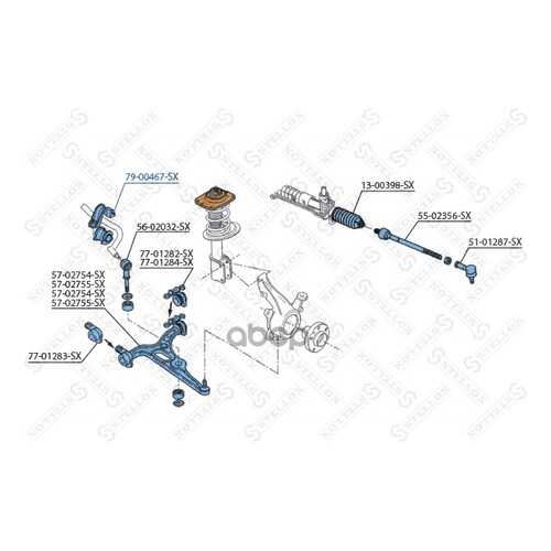 втулка стабилизатора Stellox 7900467SX в Автодок