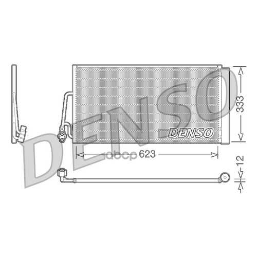 Радиатор кондиционера DENSO DCN05102 в Автодок