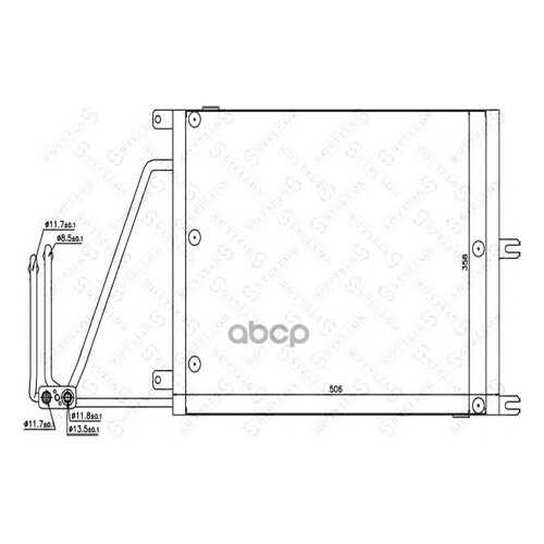 Радиатор кондиционера Stellox 1045143SX в Автодок