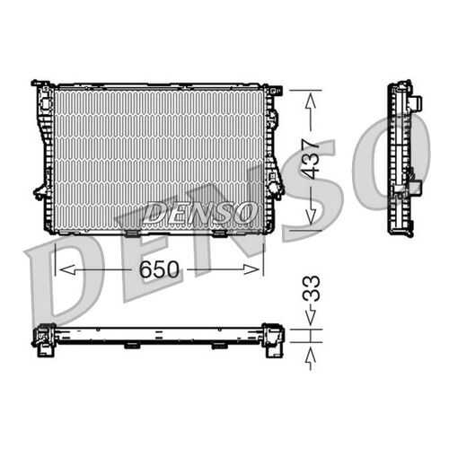 Радиатор охлаждения двигателя DENSO DRM05067 в Автодок