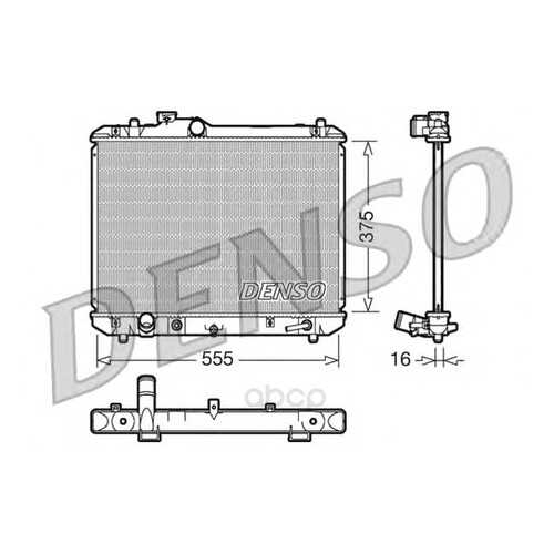 Радиатор охлаждения двигателя DENSO DRM47007 в Автодок