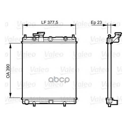 Радиатор охлаждения Valeo 732718 в Автодок