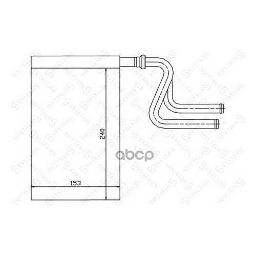 Радиатор печки Stellox 1035024SX в Автодок