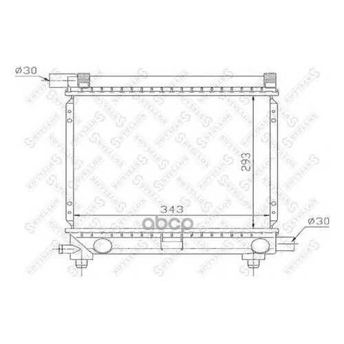 Радиатор системы охлаждения Stellox 1025057SX в Автодок