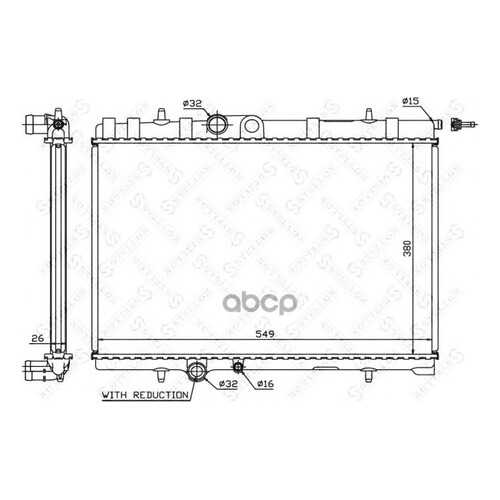 Радиатор системы охлаждения Stellox 1025064SX в Автодок