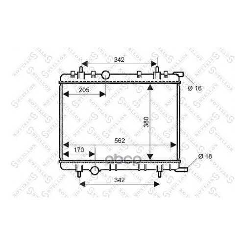 Радиатор системы охлаждения Stellox 1025133SX в Автодок