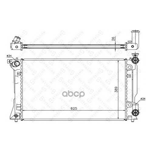 Радиатор системы охлаждения Stellox 1025194SX в Автодок