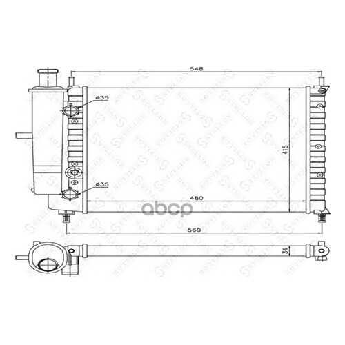 Радиатор системы охлаждения Stellox 1025210SX в Автодок