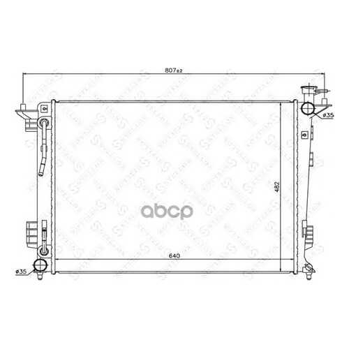 Радиатор системы охлаждения Stellox 1025465SX в Автодок