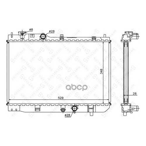 Радиатор системы охлаждения Stellox 1025840SX в Автодок