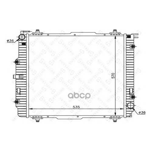 Радиатор системы охлаждения Stellox 1025881SX в Автодок