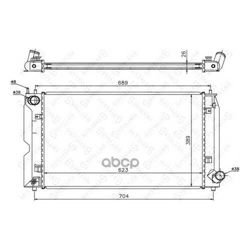 Радиатор системы охлаждения Stellox 1026308SX в Автодок