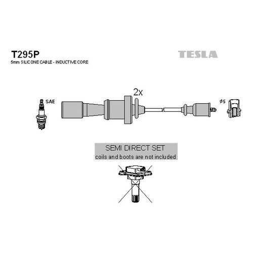 Комплект проводов зажигания TESLA T295P в Автодок