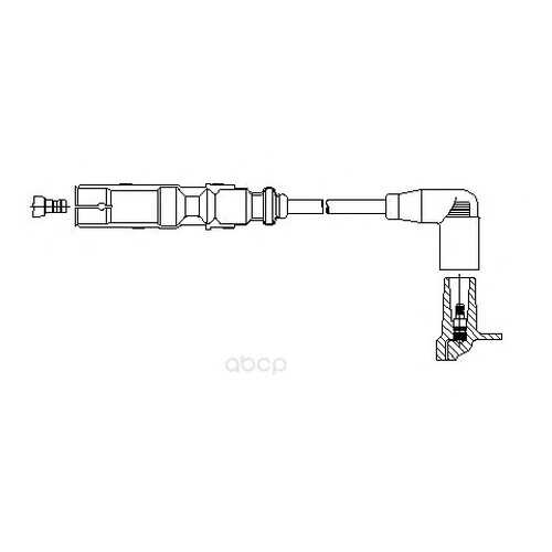 Провод высоковольтный audi/seat/skoda/vw BREMI 162/27 в Автодок