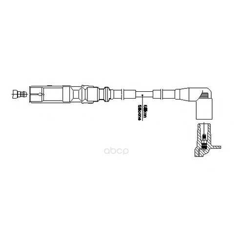 Провод высоковольтный seat/skoda/vw BREMI 1a32f63 в Автодок