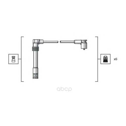 Провода высоковольтные комплект magneti marelli 941318111162 в Автодок