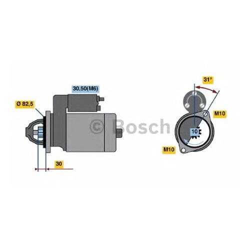 Стартер Bosch 0001109290 в Автодок