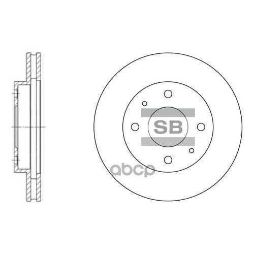 Диск тормозной SANGSIN BRAKE SD4302 в Автодок