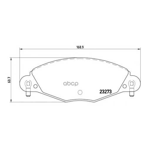 Колодки Тормозные Brembo P61072 в Автодок