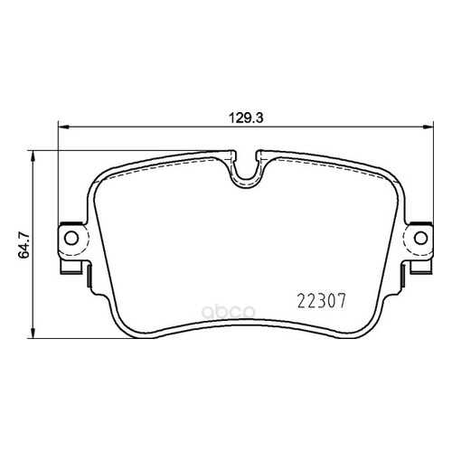 Колодки тормозные Brembo P85161 в Автодок