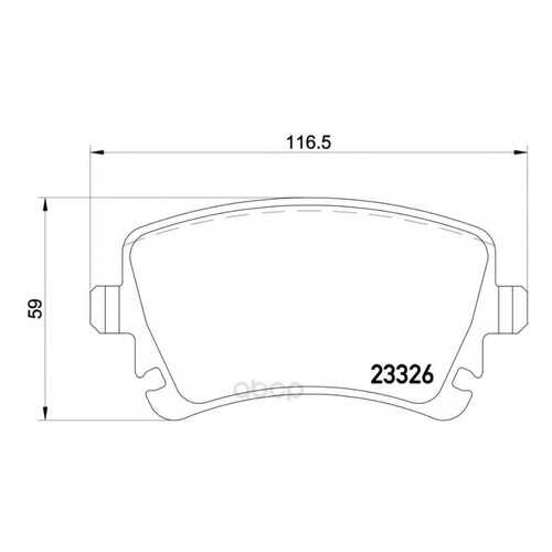 Колодки тормозные дисковые, комплект Hella 8DB355011-641 в Автодок