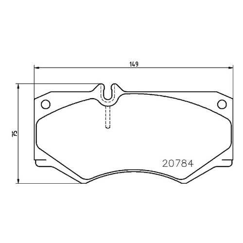 Комплект тормозных дисковых колодок brembo P 50 003 в Автодок