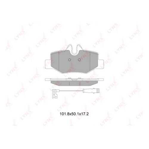 Комплект тормозных дисковых колодок LYNXauto BD-5353 в Автодок
