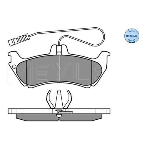 Комплект тормозных дисковых колодок MEYLE 025 231 9017/W в Автодок