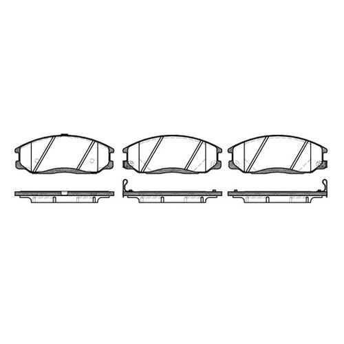 Комплект тормозных дисковых колодок Remsa 0771.22 в Автодок