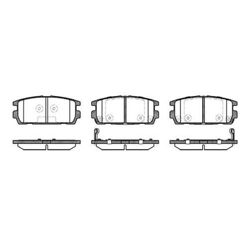 Комплект тормозных дисковых колодок Remsa 0877.02 в Автодок